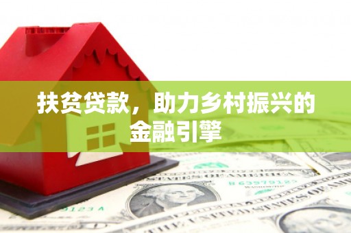 颍州扶贫贷款，助力乡村振兴的金融引擎