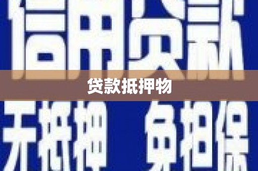 颍州贷款抵押物