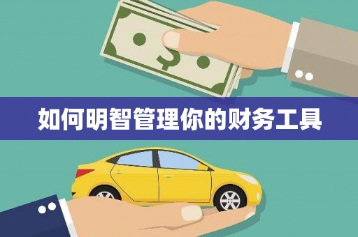 颍州如何明智管理你的财务工具