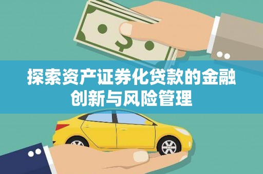 颍州探索资产证券化贷款的金融创新与风险管理