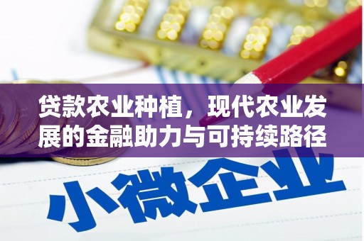 颍州贷款农业种植，现代农业发展的金融助力与可持续路径