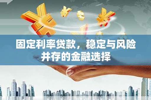 颍州固定利率贷款，稳定与风险并存的金融选择