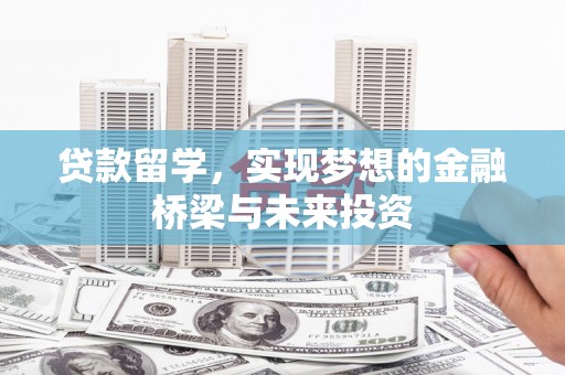 颍州贷款留学，实现梦想的金融桥梁与未来投资