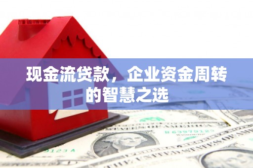 颍州现金流贷款，企业资金周转的智慧之选