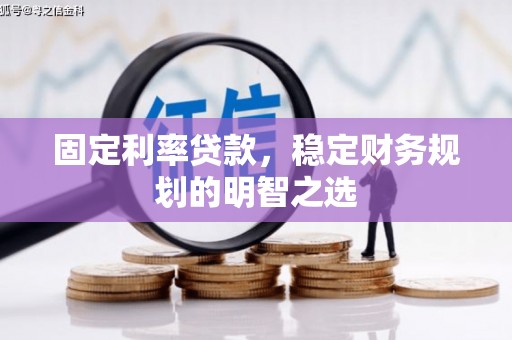 颍州固定利率贷款，稳定财务规划的明智之选