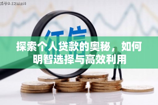 颍州探索个人贷款的奥秘，如何明智选择与高效利用