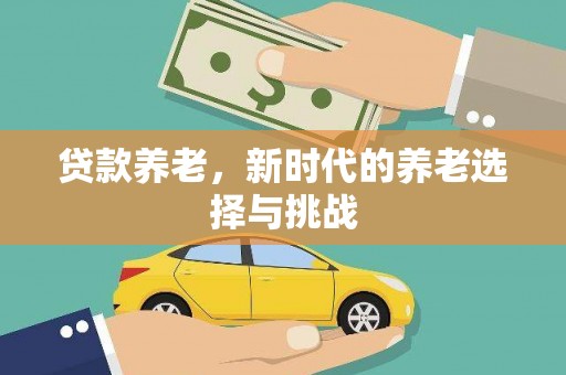 颍州贷款养老，新时代的养老选择与挑战