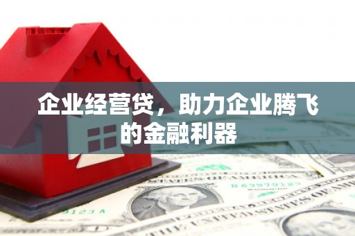 颍州企业经营贷，助力企业腾飞的金融利器