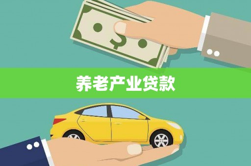 颍州养老产业贷款