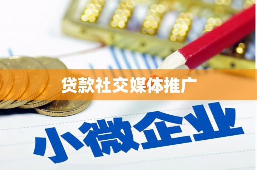 颍州贷款社交媒体推广