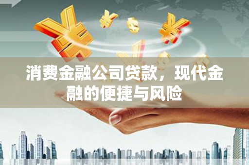 颍州消费金融公司贷款，现代金融的便捷与风险