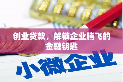 颍州创业贷款，解锁企业腾飞的金融钥匙