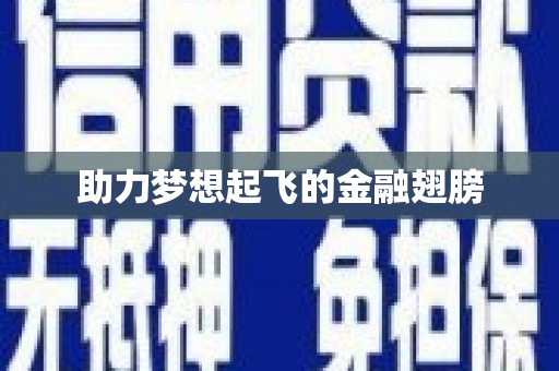 颍州助力梦想起飞的金融翅膀
