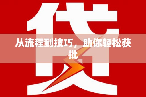 颍州从流程到技巧，助你轻松获批