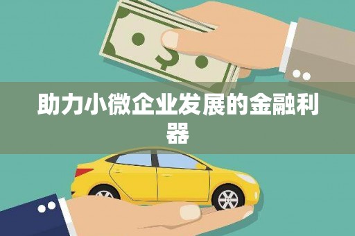 颍州助力小微企业发展的金融利器