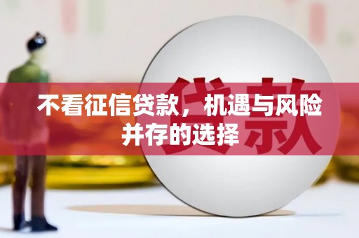 颍州不看征信贷款，机遇与风险并存的选择